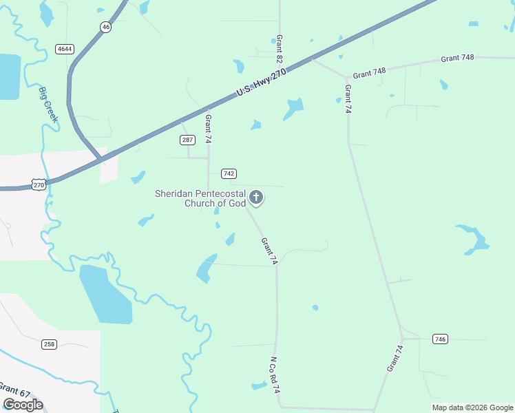 map of restaurants, bars, coffee shops, grocery stores, and more near 418 Grant 74 in Sheridan