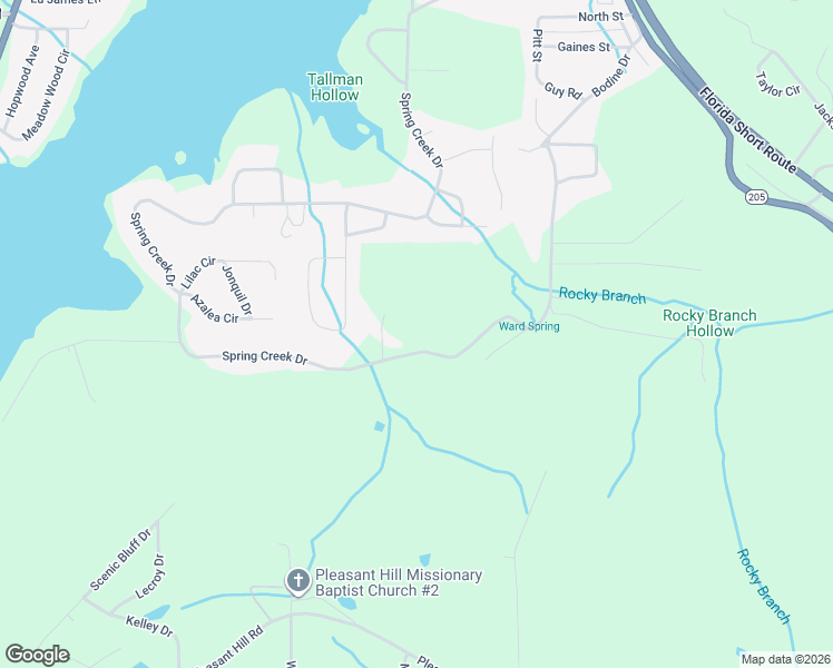 map of restaurants, bars, coffee shops, grocery stores, and more near 6200 Sorter Road in Guntersville