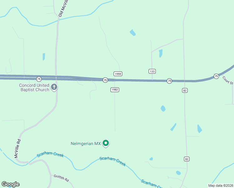 map of restaurants, bars, coffee shops, grocery stores, and more near 97 Road 1982 in Crossville