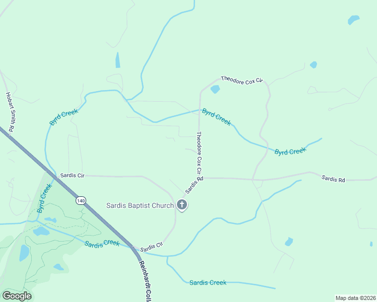 map of restaurants, bars, coffee shops, grocery stores, and more near 193 Theodore Cox Circle in Canton