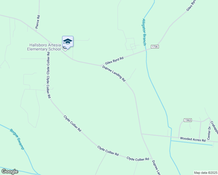 map of restaurants, bars, coffee shops, grocery stores, and more near 326 Dupree Landing Road in Hallsboro