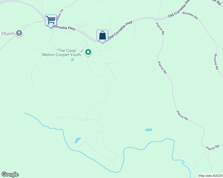 map of restaurants, bars, coffee shops, grocery stores, and more near 2595 Dana Drive in Gainesville