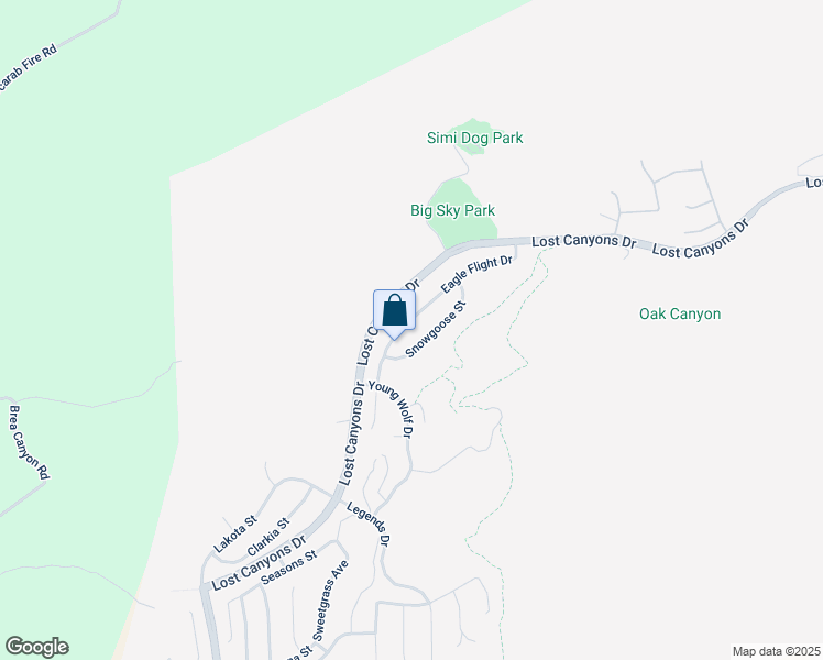 map of restaurants, bars, coffee shops, grocery stores, and more near 4016 Eagle Flight Drive in Simi Valley