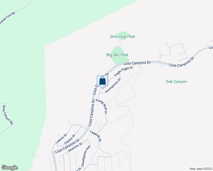 map of restaurants, bars, coffee shops, grocery stores, and more near 4016 Eagle Flight Drive in Simi Valley