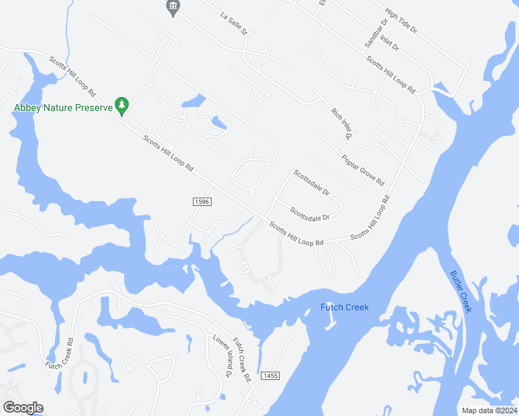 map of restaurants, bars, coffee shops, grocery stores, and more near 1625 Scotts Hill Loop Road in Wilmington