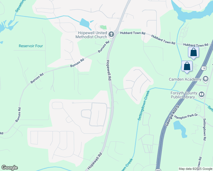 map of restaurants, bars, coffee shops, grocery stores, and more near in Cumming