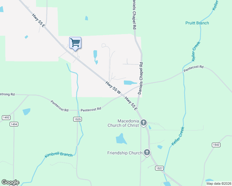map of restaurants, bars, coffee shops, grocery stores, and more near 3463 County Road 1492 in Cullman