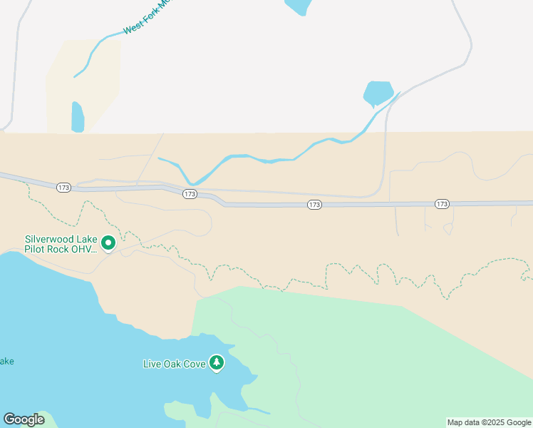 map of restaurants, bars, coffee shops, grocery stores, and more near 16567 California 173 in Hesperia
