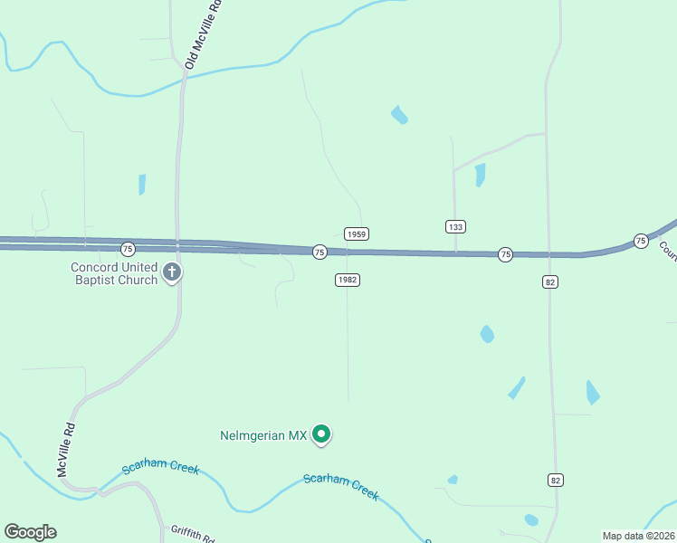 map of restaurants, bars, coffee shops, grocery stores, and more near 97 Road 1982 in Crossville