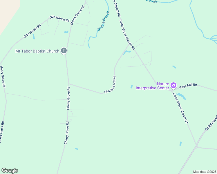 map of restaurants, bars, coffee shops, grocery stores, and more near 452 Charles Ford Road in Cerro Gordo