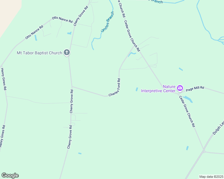 map of restaurants, bars, coffee shops, grocery stores, and more near 452 Charles Ford Road in Cerro Gordo