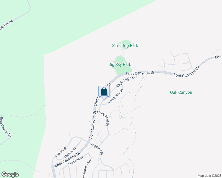 map of restaurants, bars, coffee shops, grocery stores, and more near 4053 Eagle Flight Drive in Simi Valley