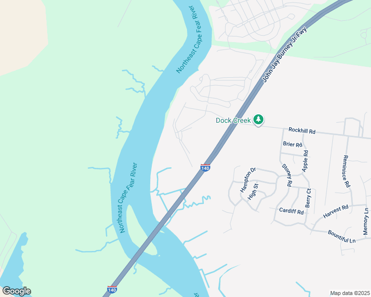 map of restaurants, bars, coffee shops, grocery stores, and more near 2660 Alvernia Drive in Castle Hayne