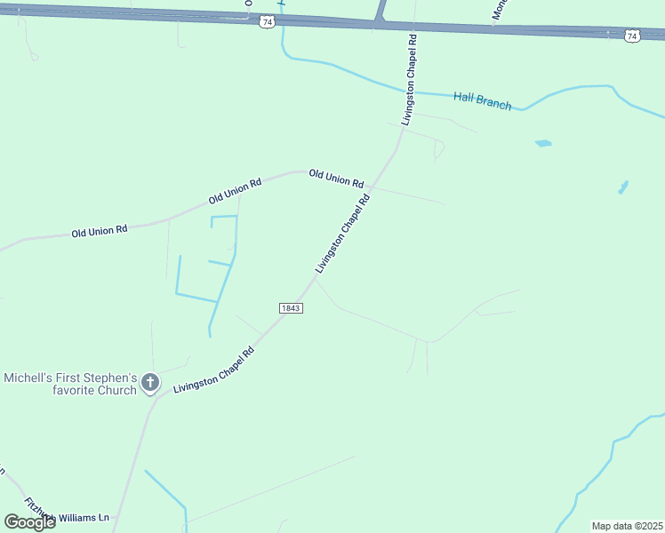 map of restaurants, bars, coffee shops, grocery stores, and more near 711 Livingston Chapel Road in Delco