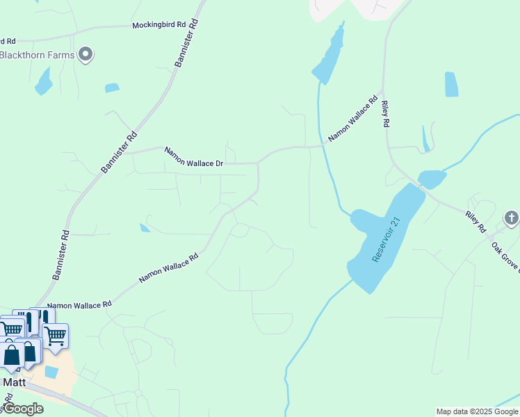 map of restaurants, bars, coffee shops, grocery stores, and more near 6240 Namon Wallace Road in Cumming