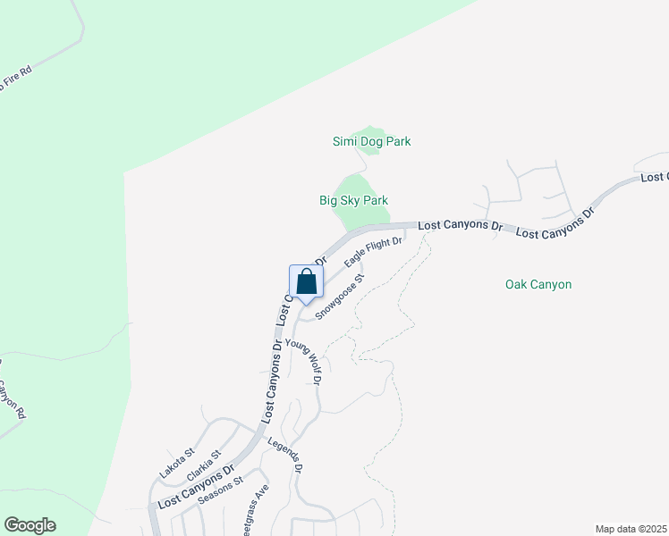 map of restaurants, bars, coffee shops, grocery stores, and more near 4067 Eagle Flight Drive in Simi Valley