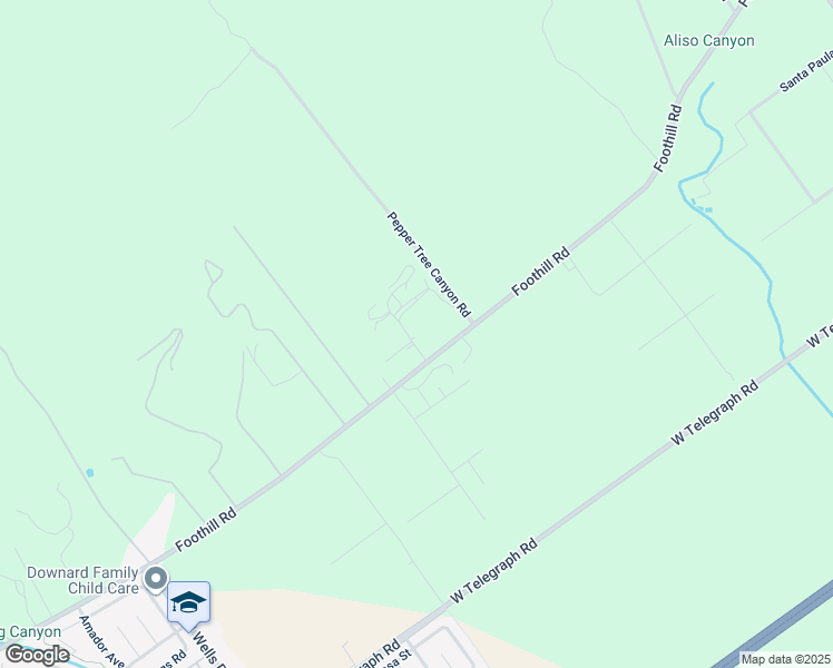 map of restaurants, bars, coffee shops, grocery stores, and more near 11475 Foothill Road in Santa Paula