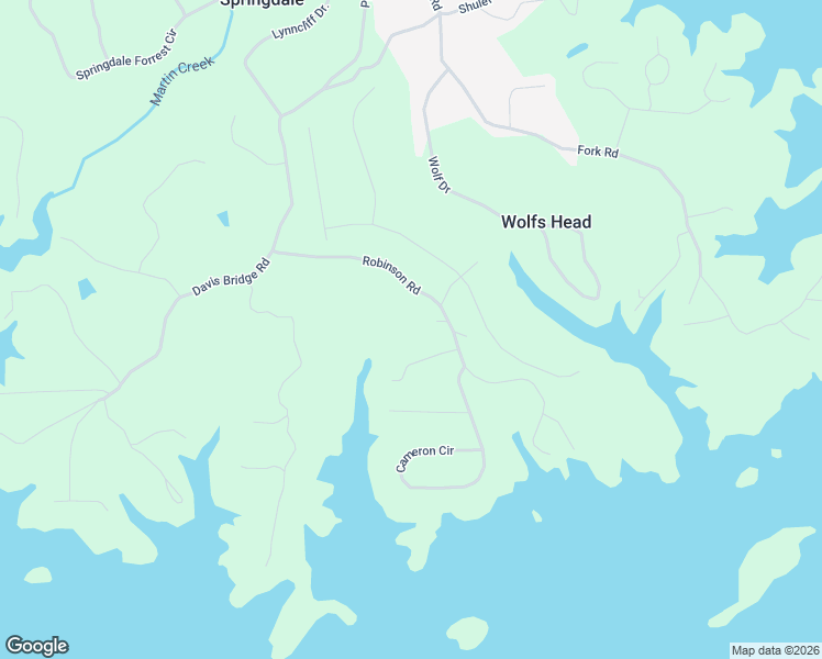 map of restaurants, bars, coffee shops, grocery stores, and more near 3414 Robinson Road in Gainesville