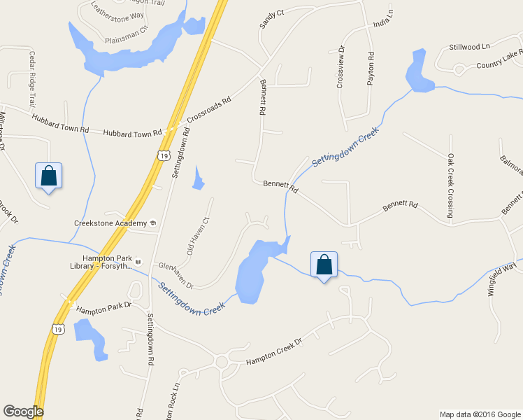 map of restaurants, bars, coffee shops, grocery stores, and more near 5625 Spring Haven Court in Cumming