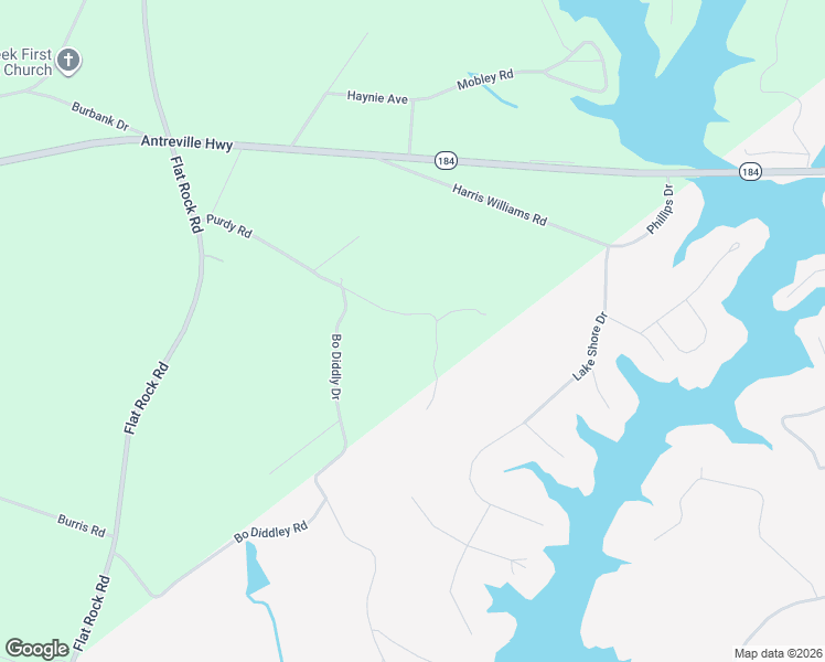 map of restaurants, bars, coffee shops, grocery stores, and more near 226 Purdy Road in Iva