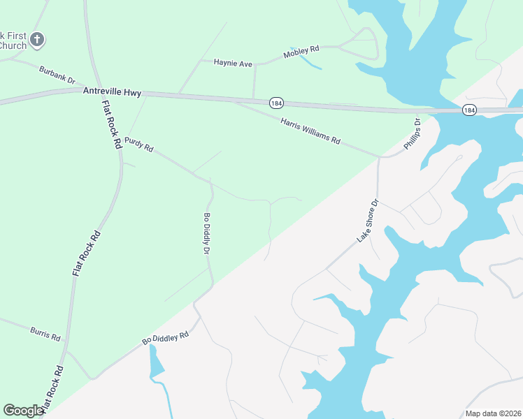 map of restaurants, bars, coffee shops, grocery stores, and more near 226 Purdy Road in Iva