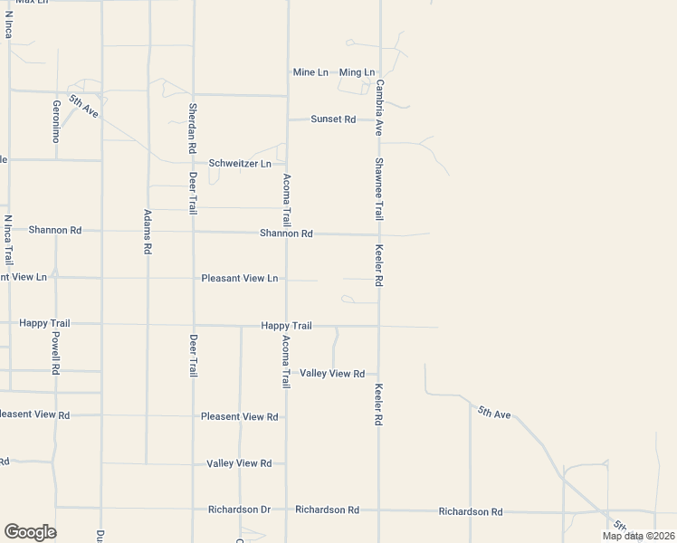 map of restaurants, bars, coffee shops, grocery stores, and more near 3224 Shawnee Trail in Landers