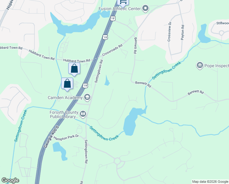 map of restaurants, bars, coffee shops, grocery stores, and more near 5440 Old Haven Court in Cumming