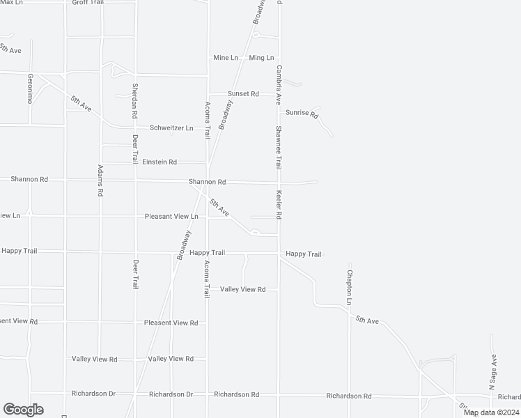 map of restaurants, bars, coffee shops, grocery stores, and more near 3224 Shawnee Trail in Landers