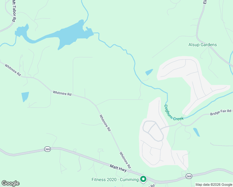 map of restaurants, bars, coffee shops, grocery stores, and more near 7055 Cogburn Road in Cumming