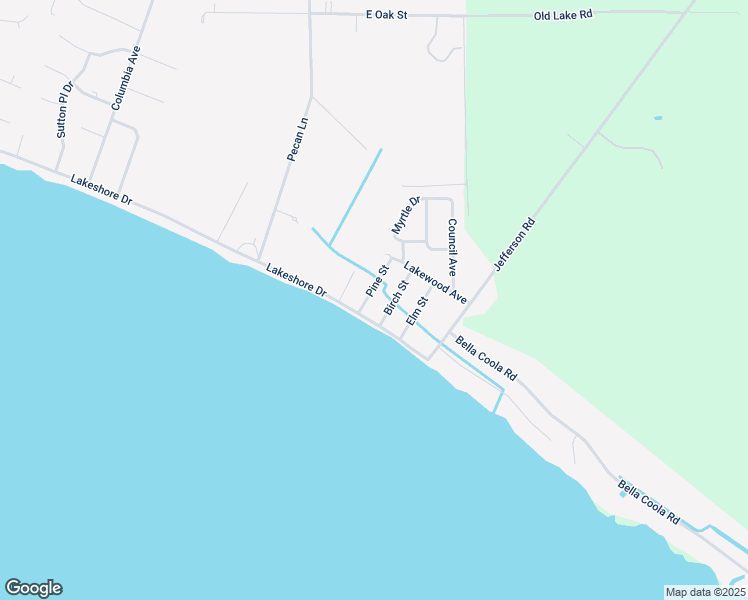 map of restaurants, bars, coffee shops, grocery stores, and more near 1104 Birch Street in Lake Waccamaw