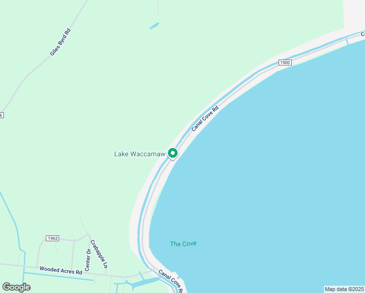 map of restaurants, bars, coffee shops, grocery stores, and more near 1706 Canal Cove Road in Lake Waccamaw