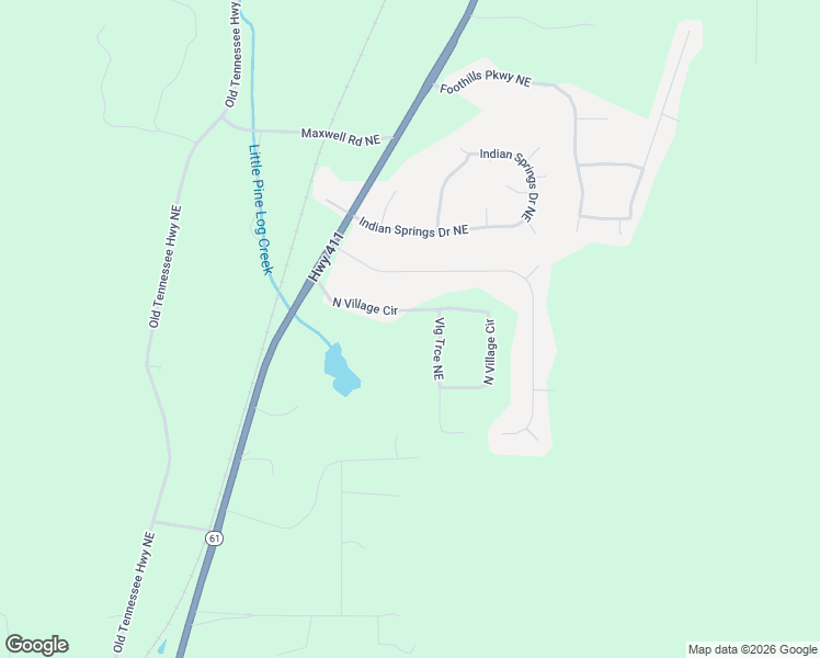 map of restaurants, bars, coffee shops, grocery stores, and more near 26 North Village Circle in Rydal