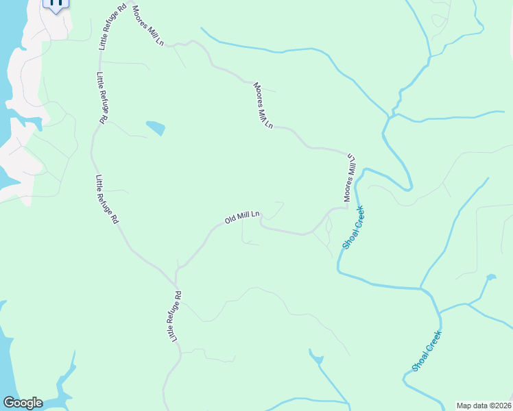 map of restaurants, bars, coffee shops, grocery stores, and more near 511 Old Mill Lane in Waleska