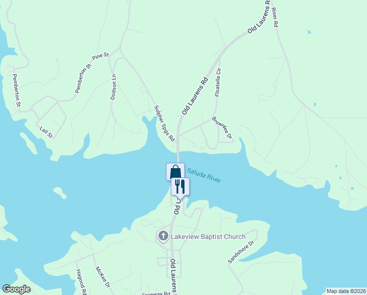 map of restaurants, bars, coffee shops, grocery stores, and more near 1068 Sulpher Springs Road in Waterloo