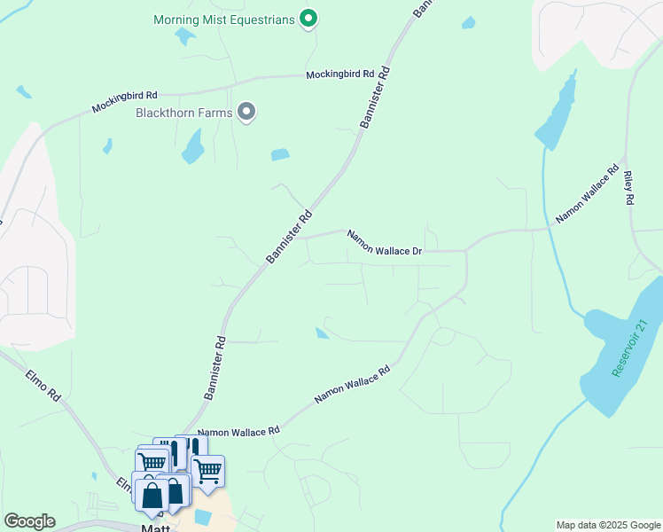 map of restaurants, bars, coffee shops, grocery stores, and more near 6660 Wallace Farms Drive in Cumming