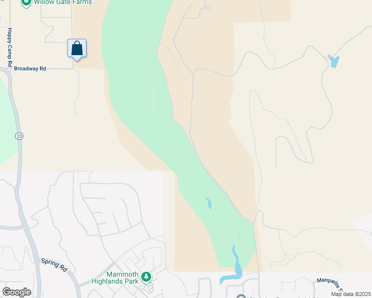 map of restaurants, bars, coffee shops, grocery stores, and more near Happy Camp Canyon Road in Moorpark
