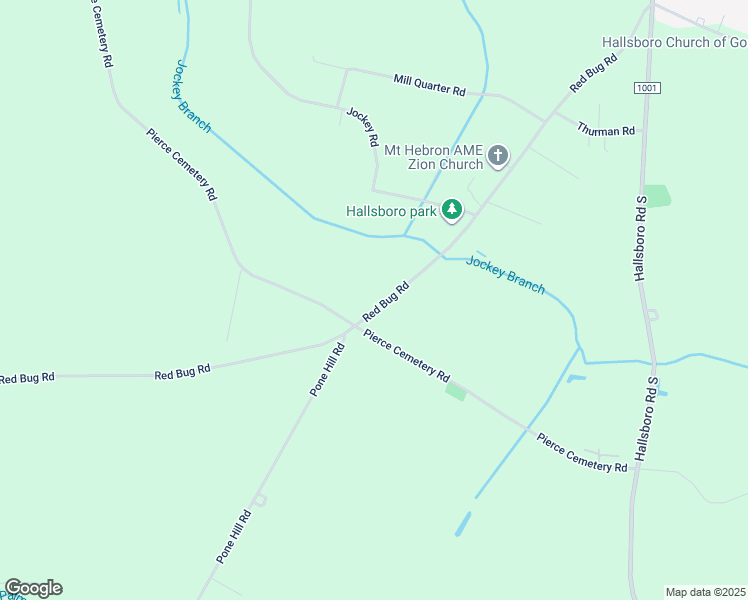map of restaurants, bars, coffee shops, grocery stores, and more near 1044 Red Bug Road in Hallsboro
