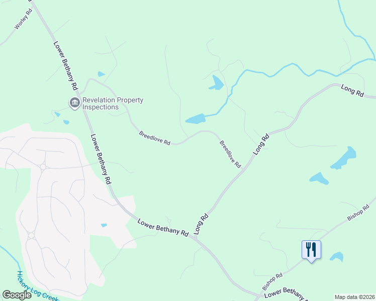 map of restaurants, bars, coffee shops, grocery stores, and more near 760 Breedlove Road in Ball Ground