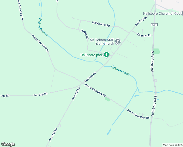 map of restaurants, bars, coffee shops, grocery stores, and more near 960 Red Bug Road in Hallsboro