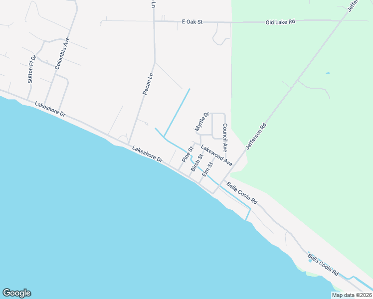 map of restaurants, bars, coffee shops, grocery stores, and more near 1005 Pine Street in Lake Waccamaw