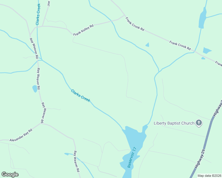 map of restaurants, bars, coffee shops, grocery stores, and more near Community Road in Canon