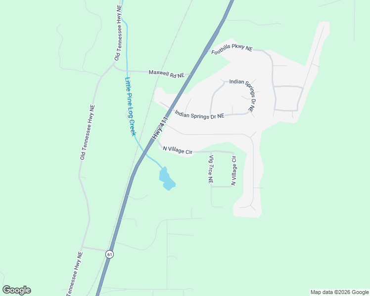 map of restaurants, bars, coffee shops, grocery stores, and more near 21 North Village Circle in Rydal