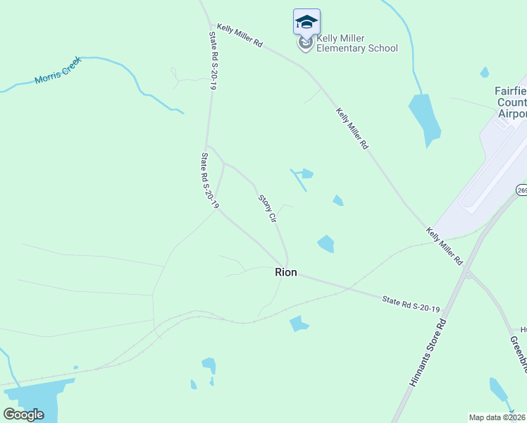 map of restaurants, bars, coffee shops, grocery stores, and more near 374 Stony Circle in Winnsboro