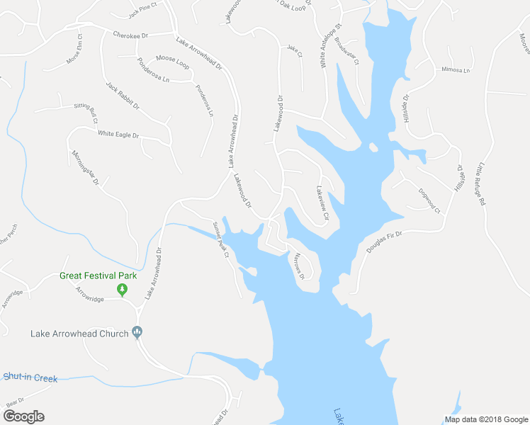 map of restaurants, bars, coffee shops, grocery stores, and more near 306 Lakewood Drive in Waleska