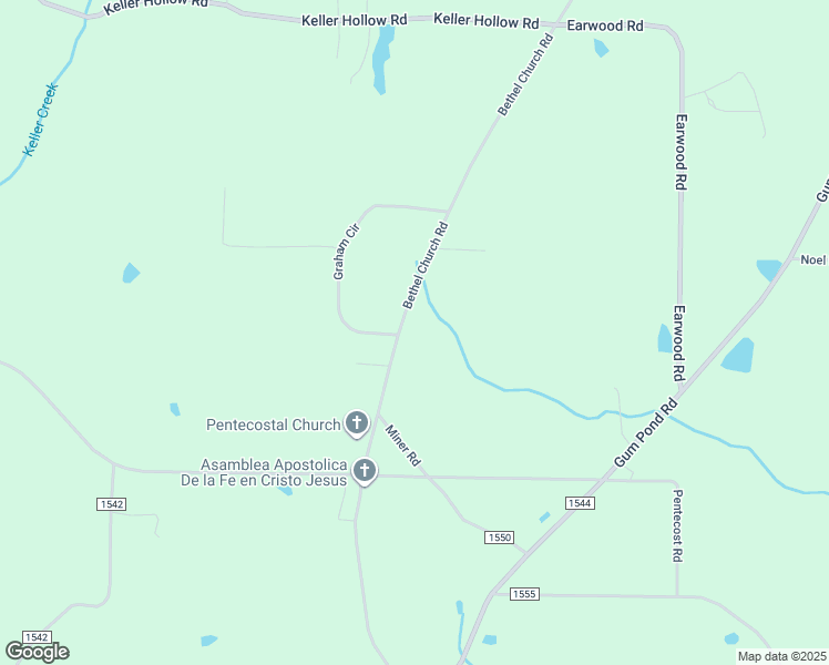 map of restaurants, bars, coffee shops, grocery stores, and more near 888 Bethel Church Road in Eva