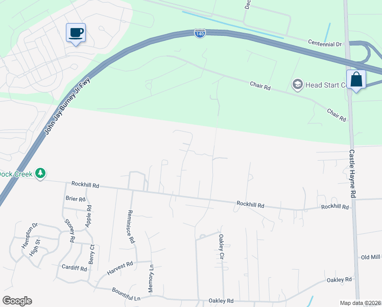 map of restaurants, bars, coffee shops, grocery stores, and more near 3320 Belt Rd in Castle Hayne