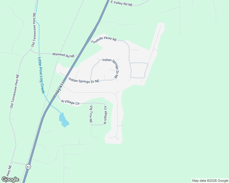 map of restaurants, bars, coffee shops, grocery stores, and more near 45 Indian Hills Drive in Rydal