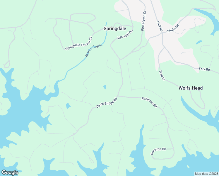 map of restaurants, bars, coffee shops, grocery stores, and more near 3272 Davis Bridge Road in Gainesville