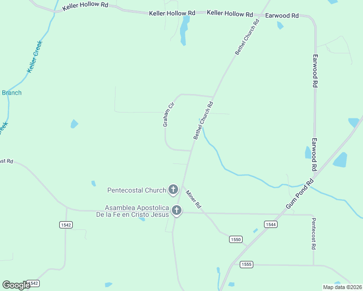 map of restaurants, bars, coffee shops, grocery stores, and more near 943 Bethel Church Road in Eva