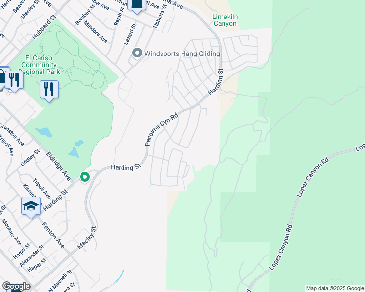 map of restaurants, bars, coffee shops, grocery stores, and more near 13149 Alta Vista Way in Los Angeles